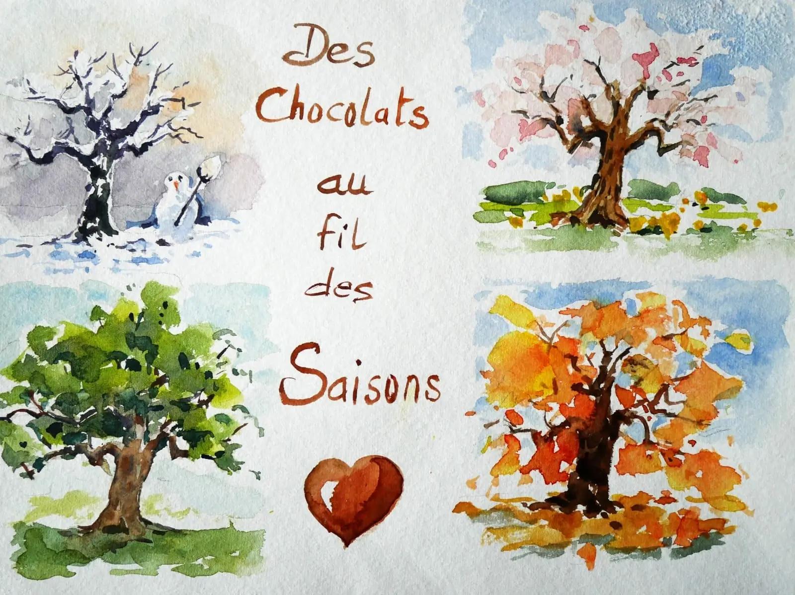 Des chocolats fabriqués au fil des saisons
